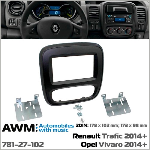 Перехідна рамка AWM Opel Vivaro, Renault Trafic, Nissan NV300 (781-27-102)