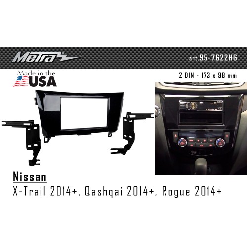 Перехідна рамка Metra Nissan X-Trail, Qashqai, Rogue (95-7622HG)