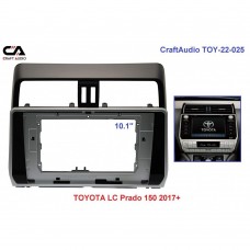 Рамка перехідна CraftAudio TOY-22-025 TOYOTA LС Prado 150 2017+