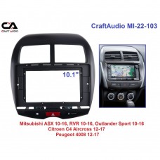 Рамка перехідна CraftAudio MI-22-103 MITSUBISHI ASX, Outlander Sport XL 2010-2016 10"