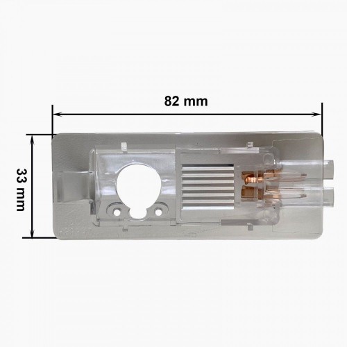 Кріплення до камери заднього виду CA-1402 Renault Captur (13-19), Clio IV (12-19), Duster II (18+), Fluence (09-17), Symbol II (08+), Kangoo II (07-21)