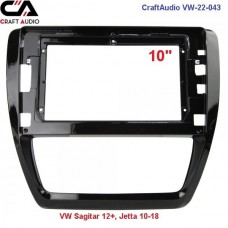 Рамка перехідна CraftAudio VW-22-043 VW Sagitar 2012+ 10"