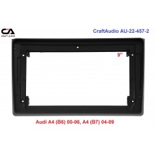 Рамка перехідна CraftAudio AU-22-457 Audi A4 (B6) 2000-2006, A4 (B7) 2004-2009 9"