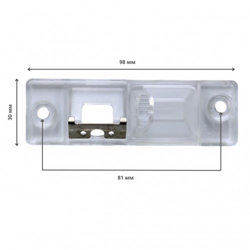 Кріплення серії QIV під камеру заднього огляду для Chery QCR132 (рамка під плафон)