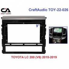 Рамка перехідна CraftAudio TOY-22-026 TOYOTA LC 200 (V8) 2015-2019