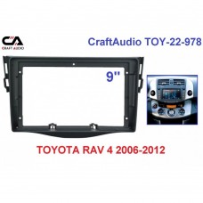 Рамка перехідна CraftAudio TOY-22-978 TOYOTA RAV 4 2006-2012 9"