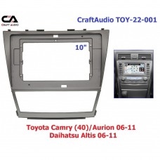 Рамка перехідна CraftAudio TOY-22-001 Toyota Camry 06-11 / Daihatsu Altis 06-11 10.1"