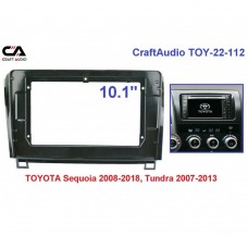 Рамка перехідна CraftAudio TOY-22-112 TOYOTA Sequoia 2008-2018, Tundra 2007-2013 10"