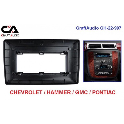 Рамка перехідна CraftAudio CH-22-997 CHEVROLET Tahoe 07-14, HAMMER H2 08-09 10"