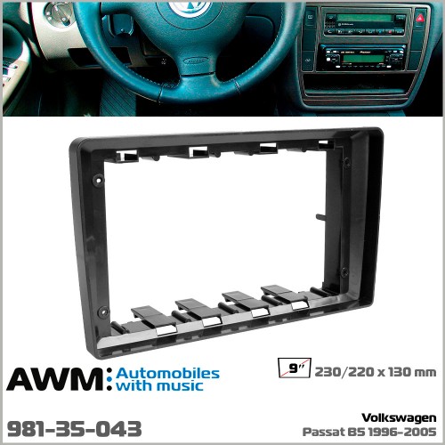 Перехідна рамка AWM Volkswagen Passat B5 (981-35-043)