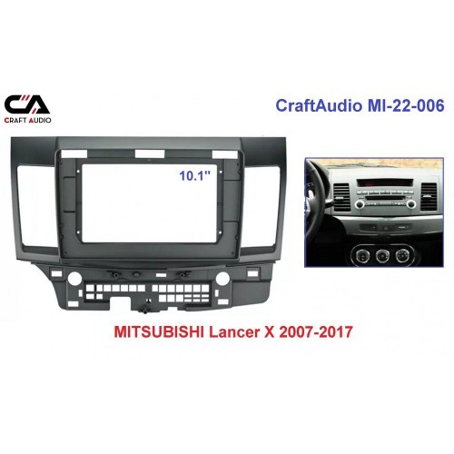 Рамка перехідна CraftAudio MI-22-006 MITSUBISHI Lancer Х 2007-2017 10"