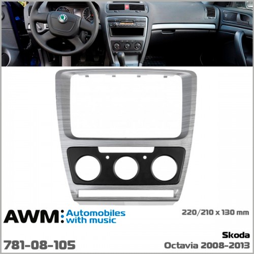 Перехідна рамка AWM Skoda Octavia A5 (781-08-105)