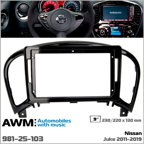 Перехідна рамка AWM Nissan Juke (981-25-103)