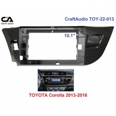 Рамка перехідна CraftAudio TOY-22-013 TOYOTA Corolla 2013-2016 глянець 10.1"