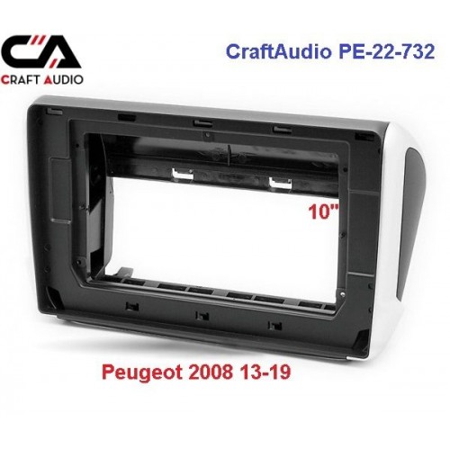 Рамка перехідна CraftAudio PE-22-732 Peugeot 2008 13-19 10"