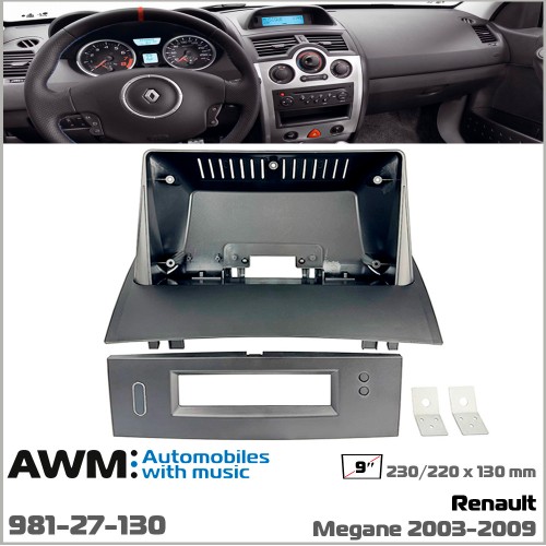 Переходная рамка AWM Renault Megane II (981-27-130)