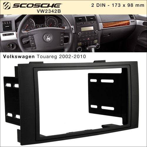 Перехідна рамка Metra Volkswagen Touareg Scosche (VW2342B)