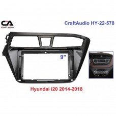 Рамка перехідна CraftAudio HY-22-578 HYUNDAI i20 2014-2018