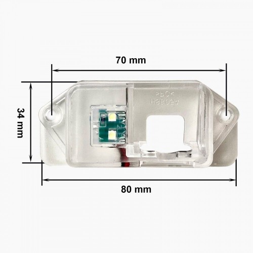 Кріплення до камери заднього виду CA-9594 Mitsubishi Lancer X (07-17), Outlander I (01-06)