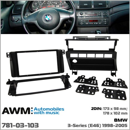 Перехідна рамка AWM BMW 3, E46 (781-03-103)