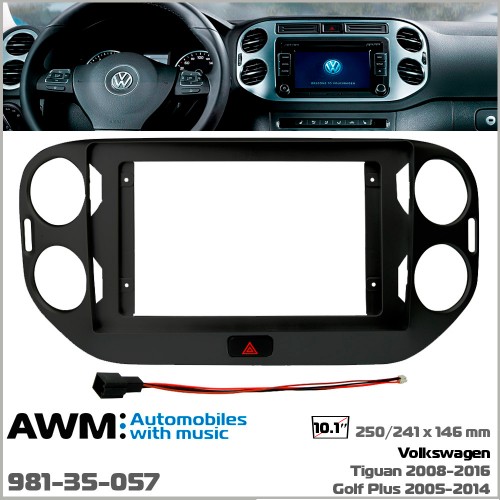 Перехідна рамка Volkswagen Tiguan, Golf Plus AWM 981-35-057