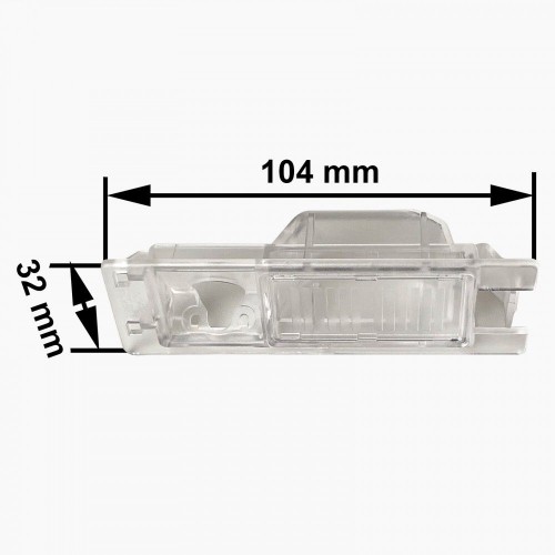 Кріплення до камери заднього виду CA-1340 (Fiat, Alfa Romeo) 159 (05-11), Doblo I (00-10), 500L (330) (12+), Giulietta (940) (10-20)