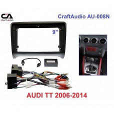 Рамка перехідна CraftAudio AU-008N AUDI TT 2006-2014, 9" + проводка