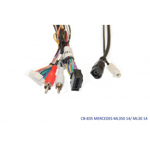 Комплект дротів для магнітол 16PIN CraftAudio CB-835 MERCEDES ML350 14/ ML30 14 – CraftAudio – Mercedes <br><br> Купити в SQaudio – Надійна модель – Доставка Новою Поштою – Оплата онлайн – Сервісна підтримка 