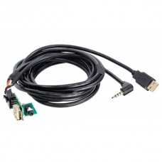 Адаптер для штатных USB/AUX-разъемов Nissan Qashqai (J11) 2014 ACV (44-1213-004)