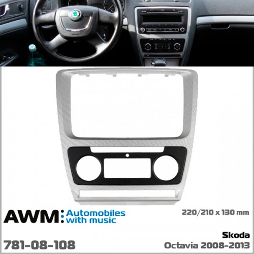 Перехідна рамка AWM Skoda Octavia A5 (781-08-108)