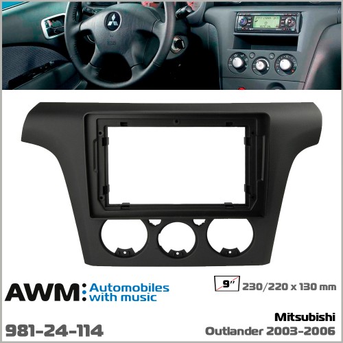 Перехідна рамка AWM Mitsubishi Outlander (981-24-114)