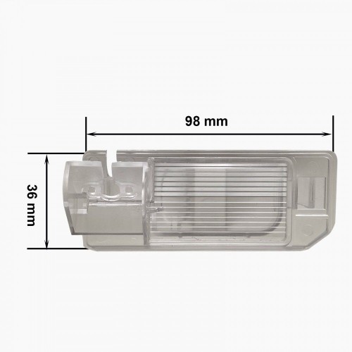 Кріплення до камери заднього виду CA-1331 Citroen, Peugeot, Mitsubishi 4008 II (16+), 4008 I (12-16), ASX (GA) (10-23), C4 Aircross (12-18)