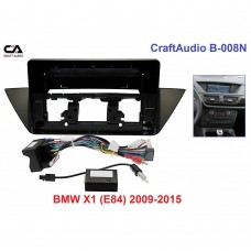 Рамка перехідна CraftAudio B-008N BMW X1 (E84) 2009-2015 10" + проводка