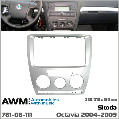 Перехідна рамка AWM Skoda Octavia (781-08-111)