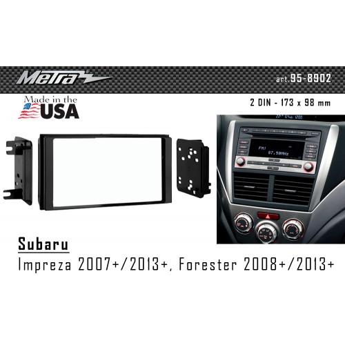 Перехідна рамка Metra Subaru Forester, Impreza, XV, WRX (95-8902)