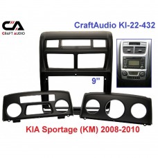 Рамка перехідна CraftAudio KI-22-432 KIA Sportage (KM) 2008-2010 (клімат+конд.)