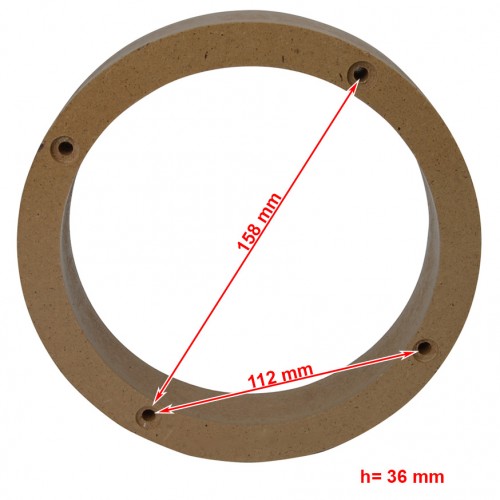 Проставки под динамики AWM H-621 Volkswagen Bora, Golf, Passat, Skoda Fabia