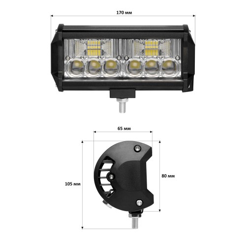 Светодиодная фара StarLight JR-K-36W 9-32V combo