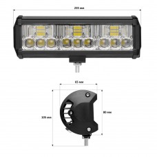 Светодиодная фара StarLight JR-K-54W 9-32V combo