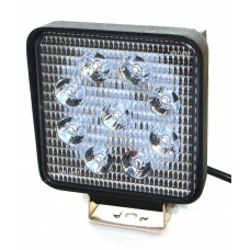 Светодиодная фара AllLight 06type 27W 9chip EPISTAR spot 9-30V (тонкий радиатор)