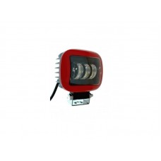 Светодиодная фара AllLight 30W(A) 3chip spot 9-30V КВАДРАТНАЯ (RED)