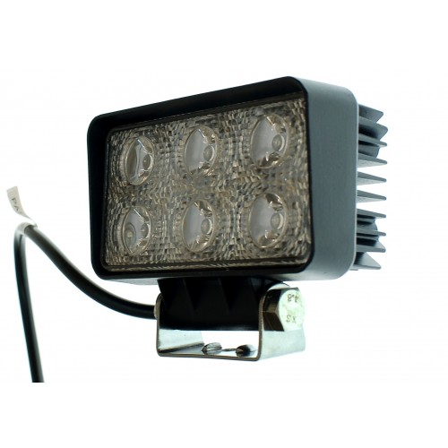 Светодиодная фара AllLight 09type18W 6chip OSRAM 3535 spot (тонкий радиатор)