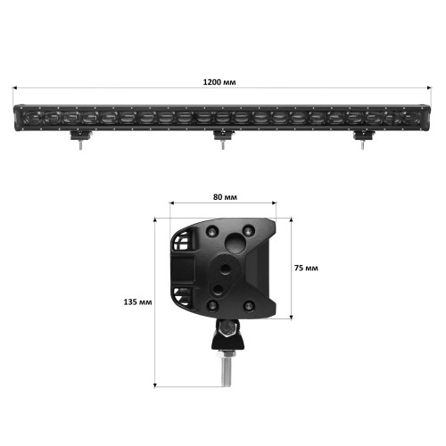 Светодиодная фара-люстра StarLight 210watt 10-30V IP68 (lsb-lens-210)