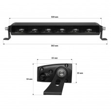 Светодиодная фара-люстра StarLight 60watt 10-30V IP68 (SL47-60W)