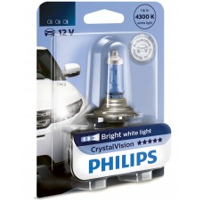 Галогеновая лампа PHILIPS 12362CVB1 H11 55W 12V PGJ19-2 CrystalVision