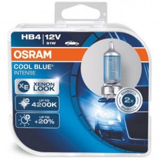 Комплект галогеновых ламп Osram 9006CBI Cool Blue Intense HB4 51W 12V P22d 10X2 HardDuopet