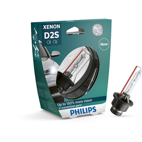 Ксеноновая лампа PHILIPS 85122XV2S1 D2S 85V 35W P32d-2 X-tremeVision gen2 +150%