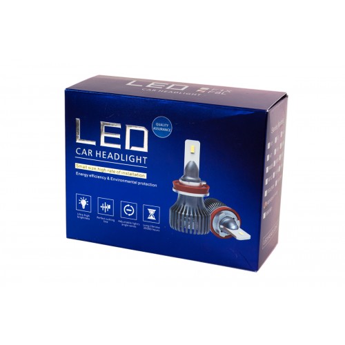 Комплект світлодіодних ламп HeadLight F8L H11 (PGJ19-2) 30W 12V 3720Lm з пасивним охолодженням