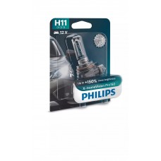 Галогеновая лампа PHILIPS 12362XVPB1 H11 55W 12V PGJ19-2 X-treme Vision Pro +150%