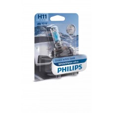 Галогеновая лампа PHILIPS 12362WVUB1 H11 55W 12V PGJ19-2 WhiteVision ultra +60% 4000K B1